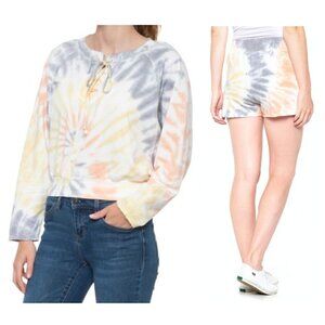 Young Fabulous Broke Payton Sweatshirt M Wallis Laceup Shorts Set L NWT